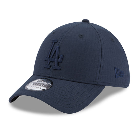 New Era 39THIRTY L.A. Dodgers Baseball Cap - MLB Ripstop - Navy On Navy