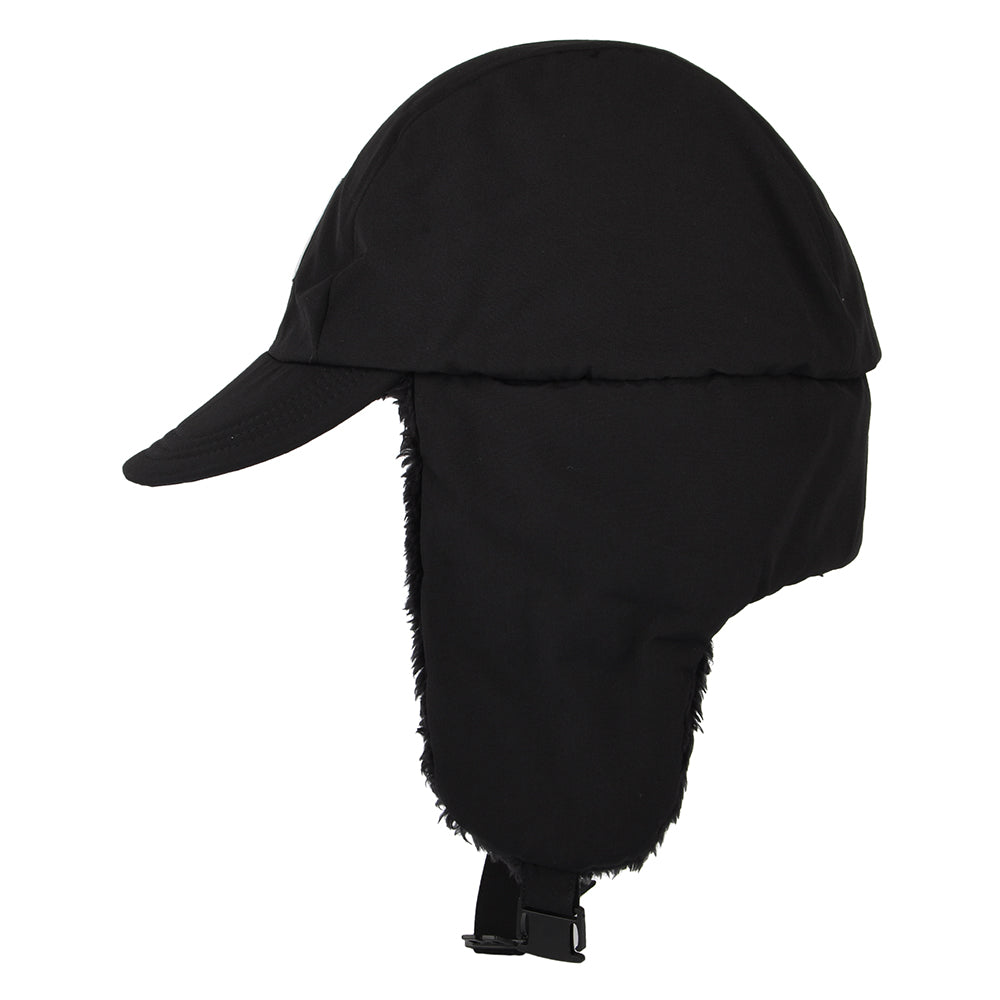 Carhartt WIP Hats Alberta Baseball Cap with Earflaps - Black