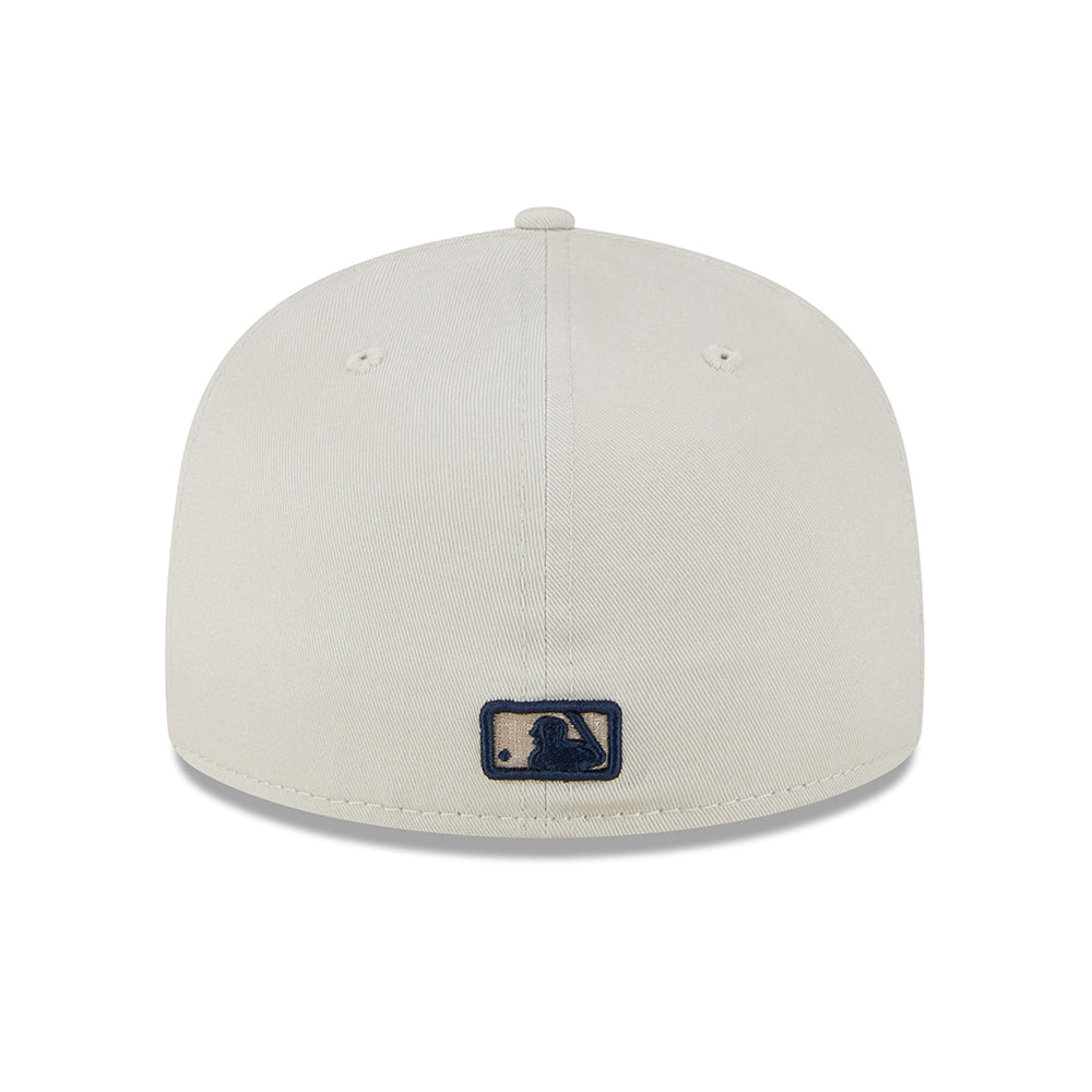 New Era 59FIFTY New York Yankees Baseball Cap - MLB League Essential - Stone-Navy