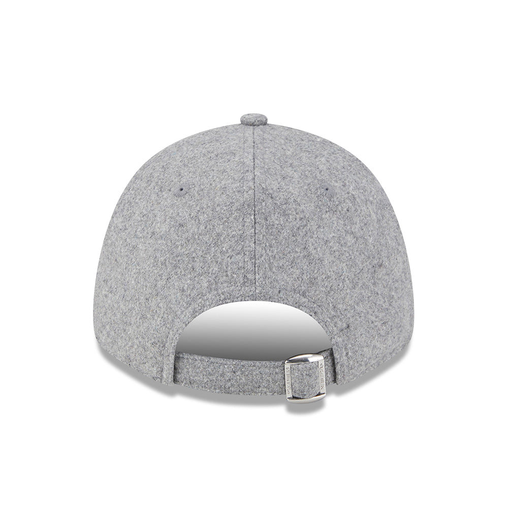 New Era 9FORTY Boston Red Sox Baseball Cap - MLB Melton Wool Essential - Grey-Navy