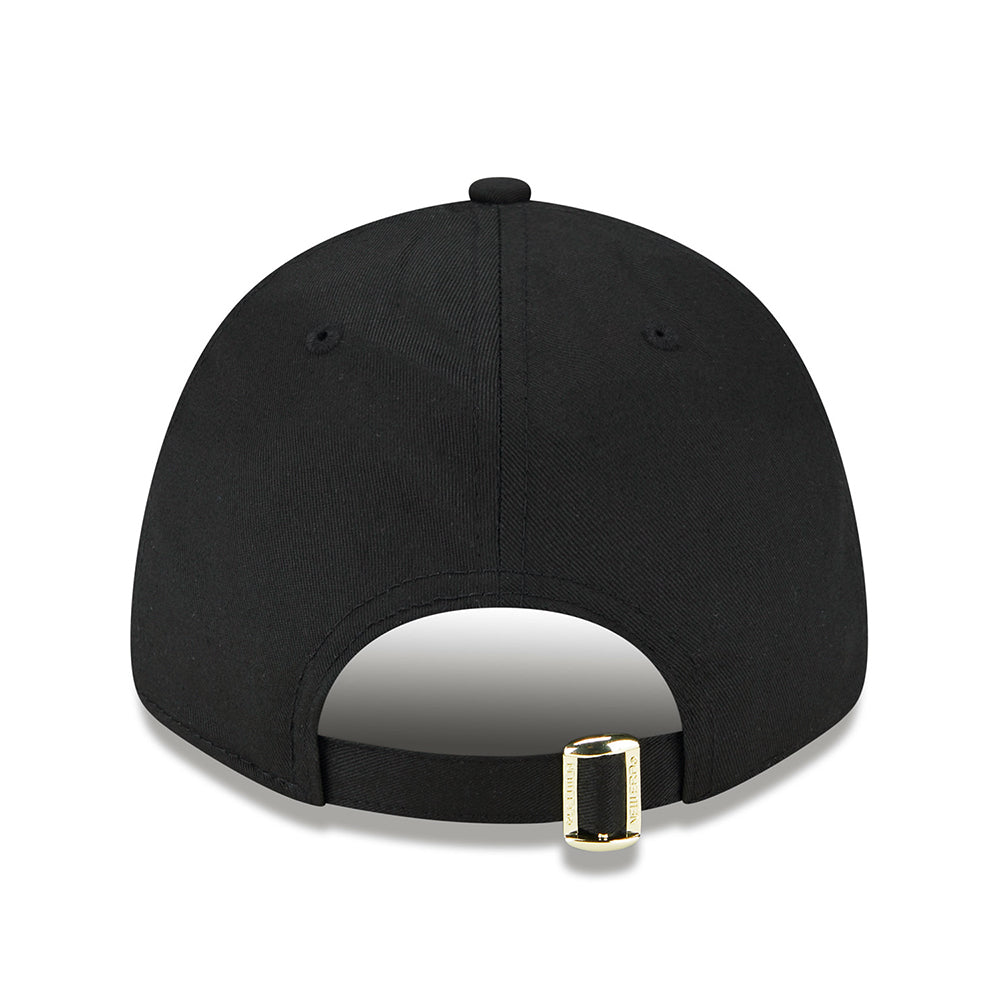 New Era 9FORTY Chicago Bulls Baseball Cap - NBA Pin - Black