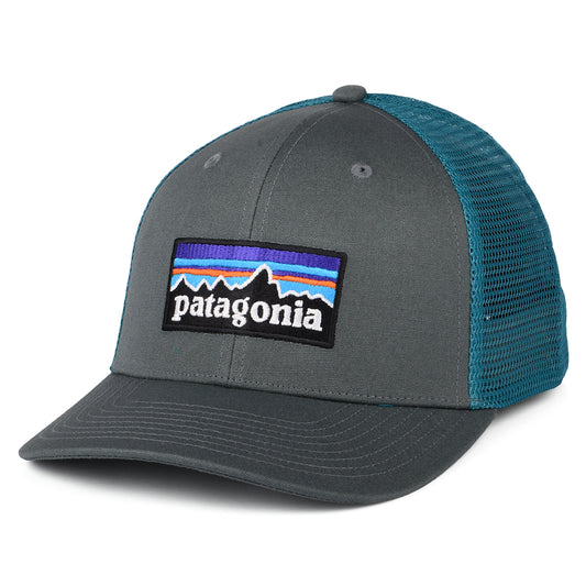 Patagonia Hats P-6 Logo Organic Cotton Trucker Cap - Light Forest-Teal