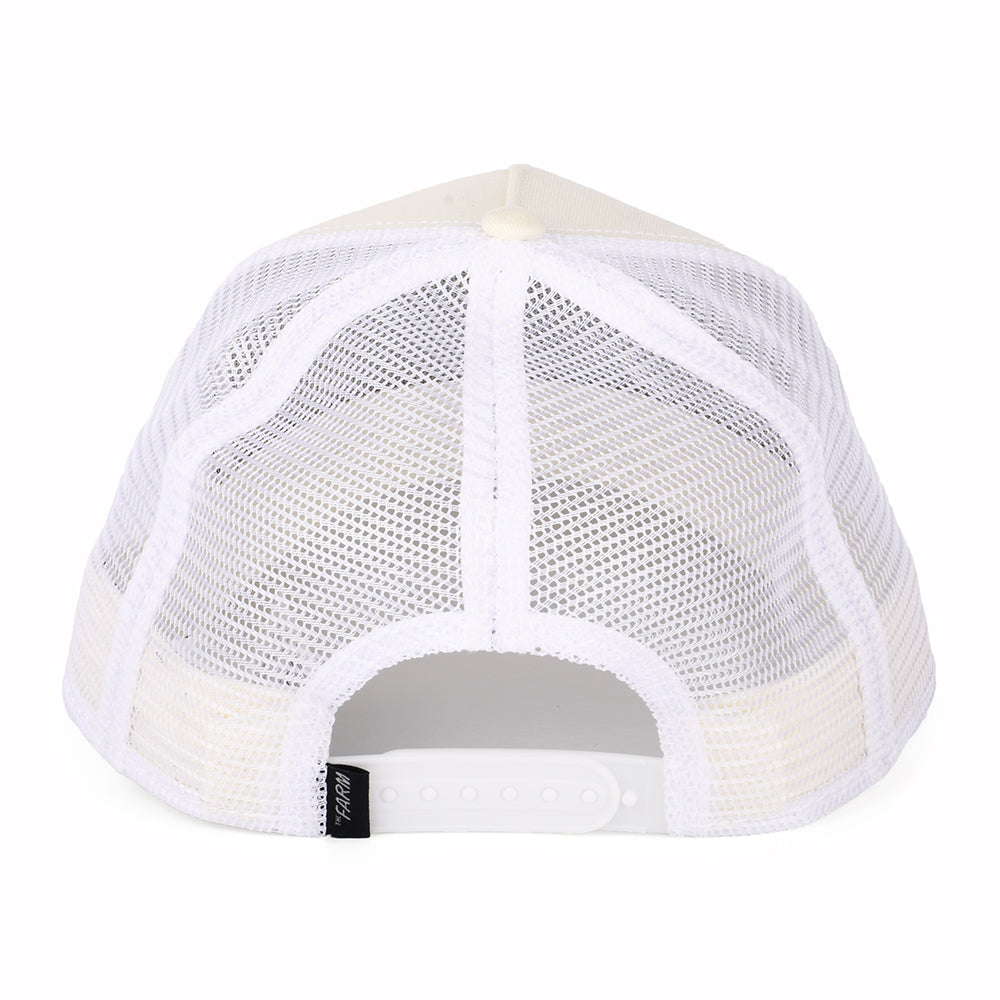 Goorin White Tiger Trucker Cap - White