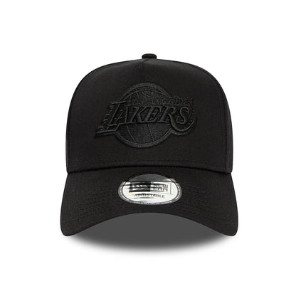 New Era 9FORTY L.A. Lakers A-Frame Snapback Cap - NBA Seasonal - Black
