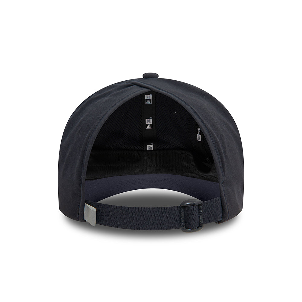 New Era Womens Ponytail Open Back Baseball Cap - Black