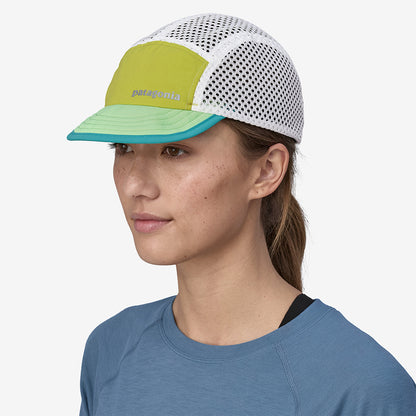 Patagonia Hats Duckbill Recycled 5 Panel Cap - Lime-Mint-White
