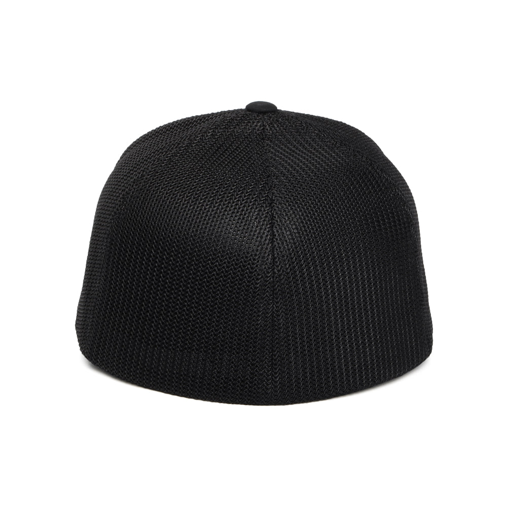 FlexFit White Front Trucker Cap - Black/White
