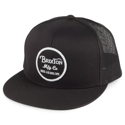 Brixton Hats Wheeler Trucker Cap - Black