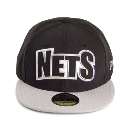 New Era 59FIFTY Brooklyn Nets Baseball Cap - Edge Up - Black-Grey