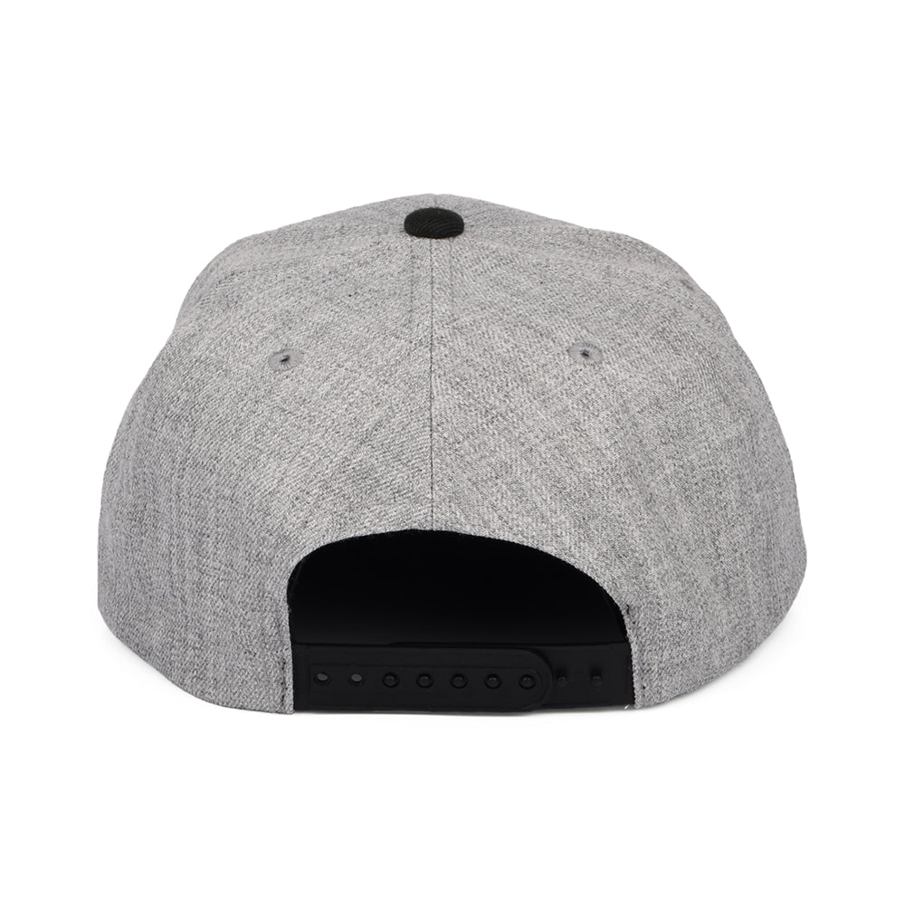 Brixton Hats Oath III Snapback Cap - Grey-Black