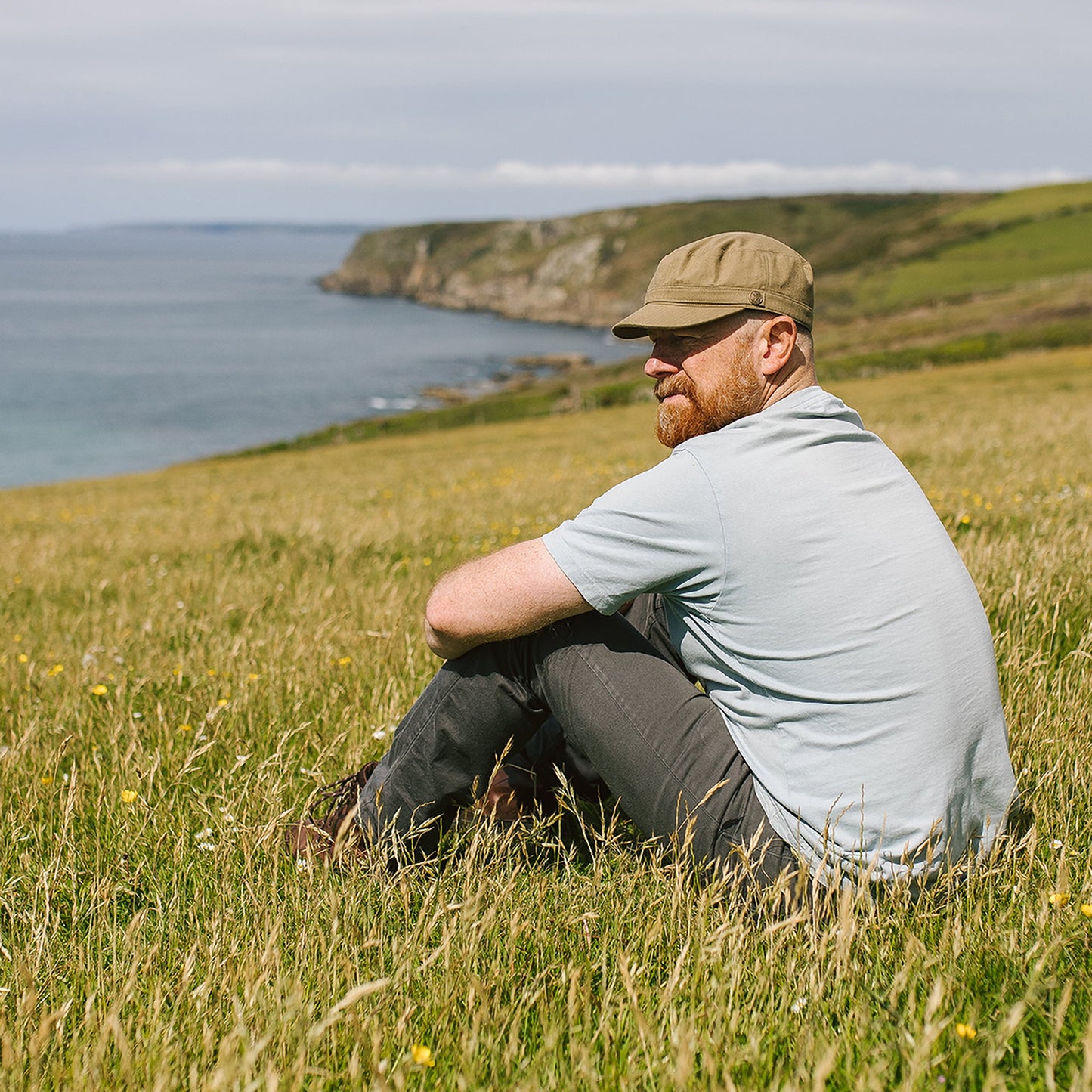 Jaxon & James Herringbone Army Cap - Olive