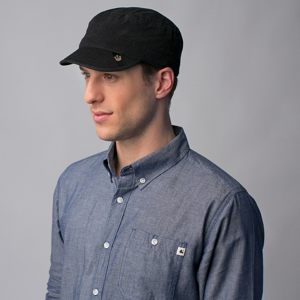 Goorin Private Cadet Army Cap - Black