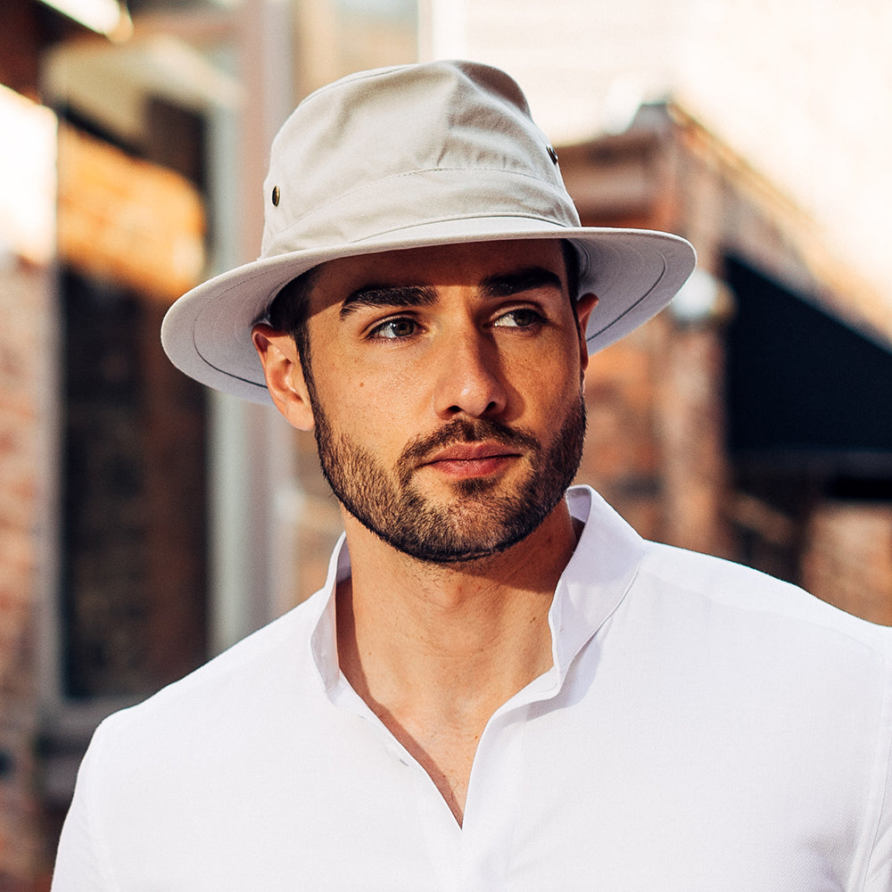 Failsworth Hats Traveller Crushable Sun Hat - Stone