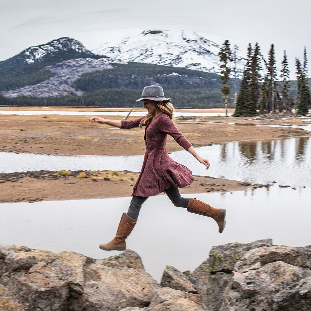 Sunday Afternoons Hats Tessa Water Repellent Wool Felt Fedora Hat - Grey