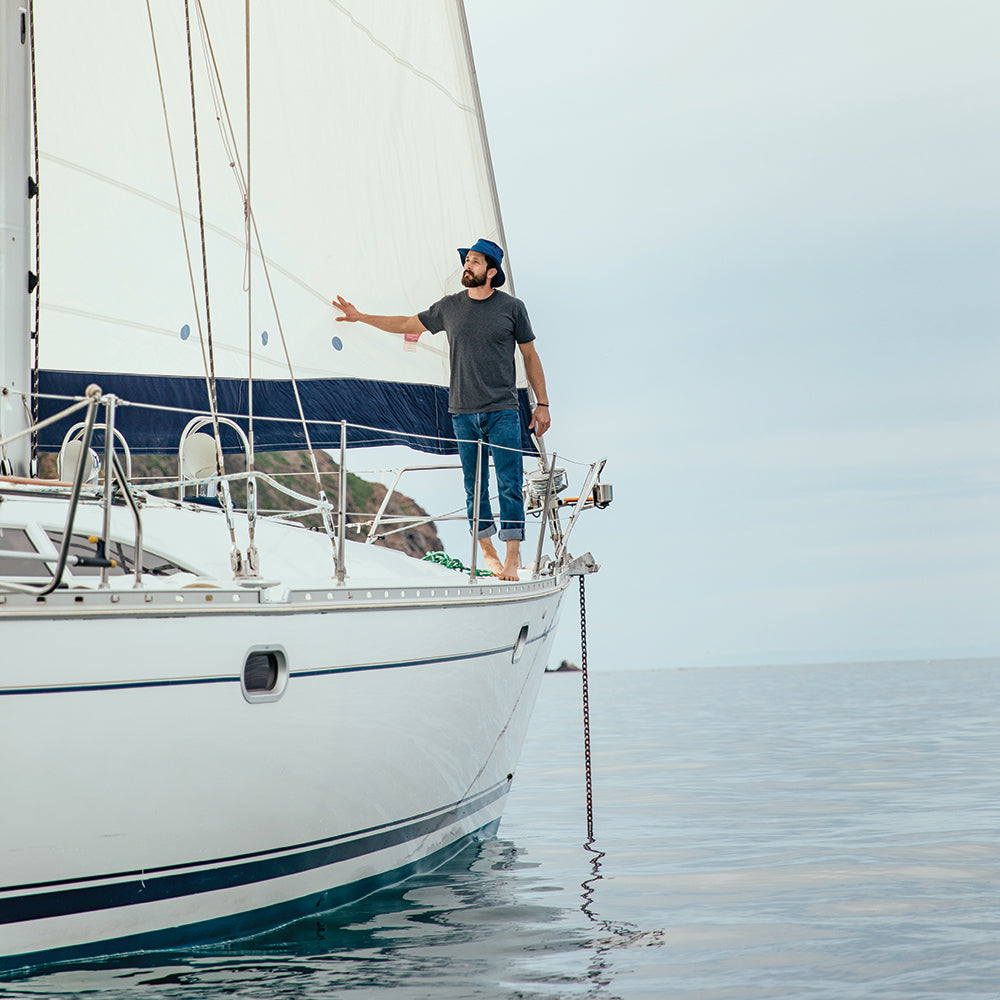 Tilley Hats Polaris Packable Sun Hat - Navy Blue