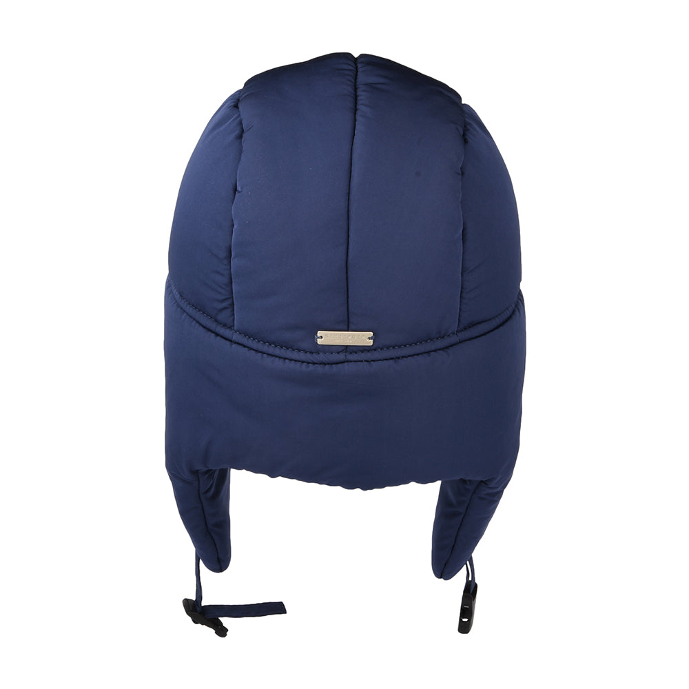 Seeberger Hats Quilted Trapper Hat - Navy Blue