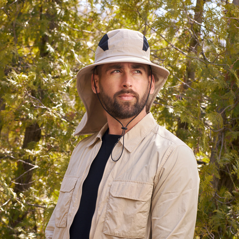 Tilley Hats Ultralight Cape Sun Hat - Taupe