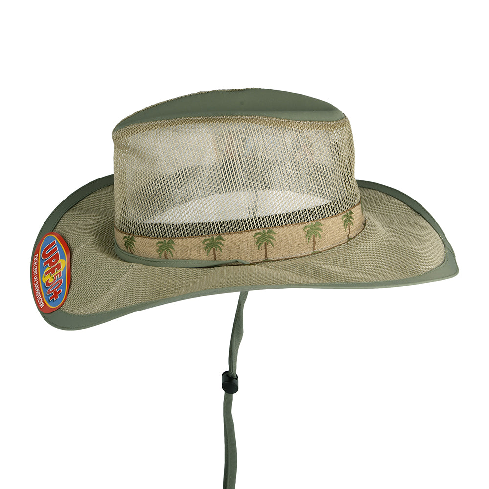 Dorfman Pacific Hats Palmera Vented Outback Hat - Fossil
