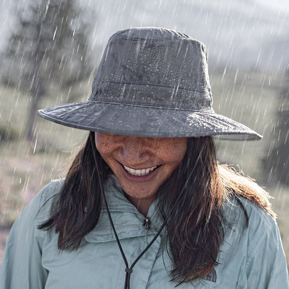Sunday Afternoons Hats Outback Storm Waterproof Sun Hat - Dark Grey