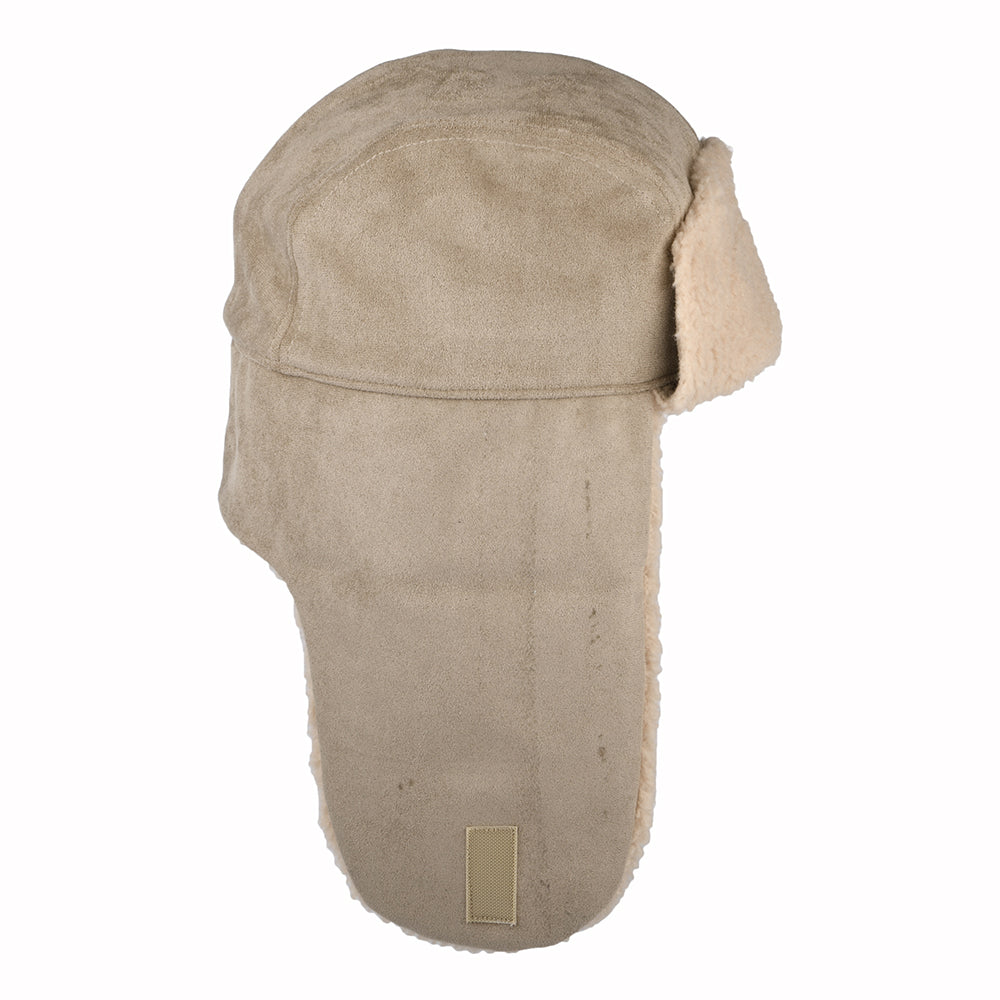 Brixton Hats Reserve Faux Shearling Trapper Hat - Sand