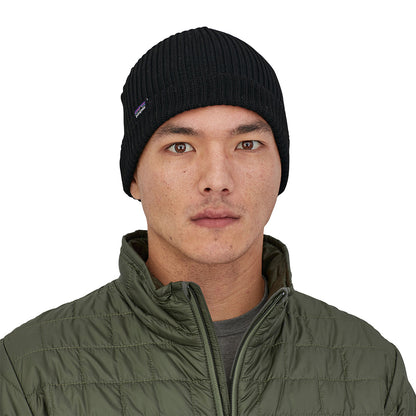 Patagonia Hats Fishermans Rolled Beanie Hat - Black