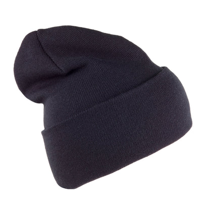 Levi's Hats New Slouchy Beanie Hat With Red Tab Detail - Navy Blue