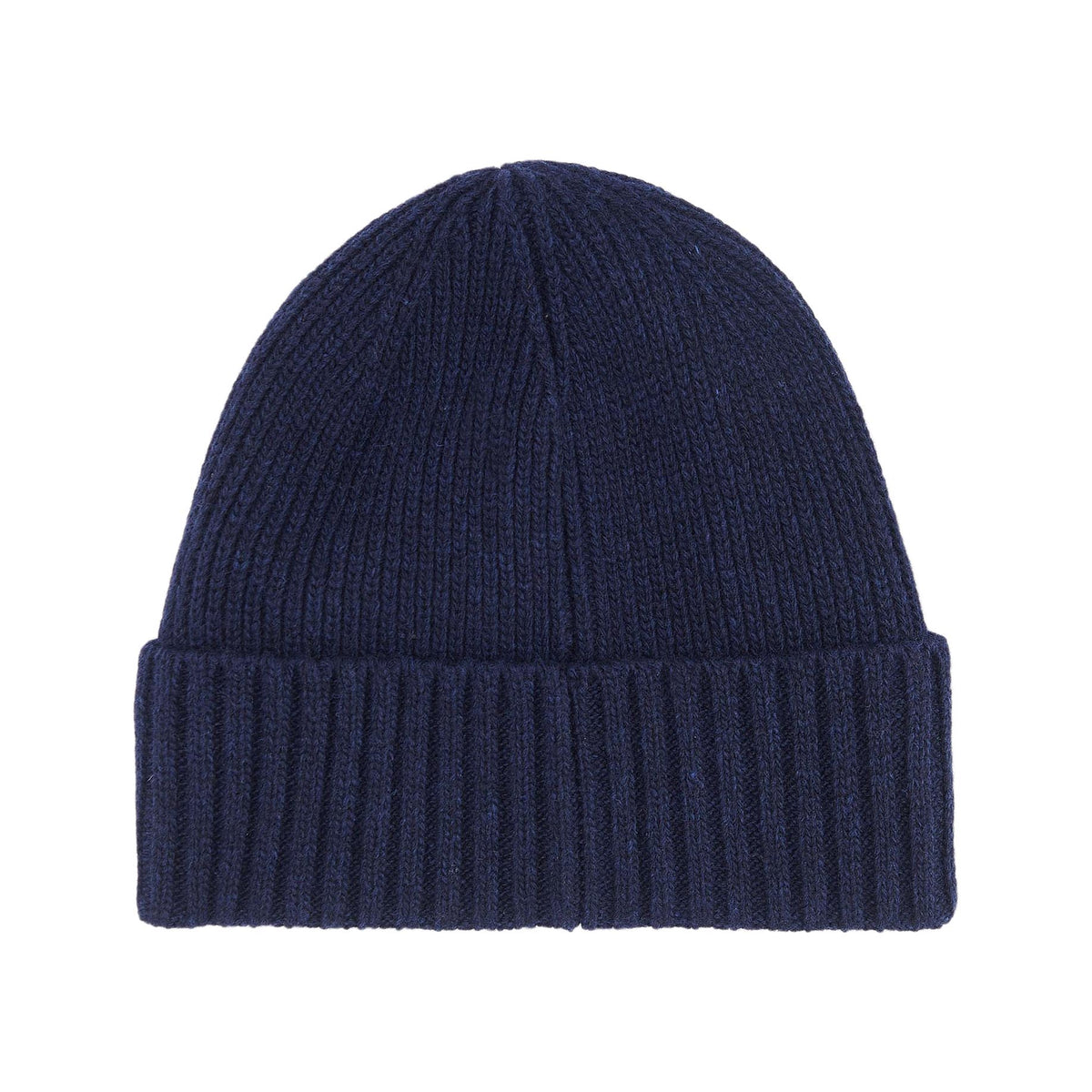 Barbour Hats Carlton Wool Blend Beanie Hat - Navy Blue