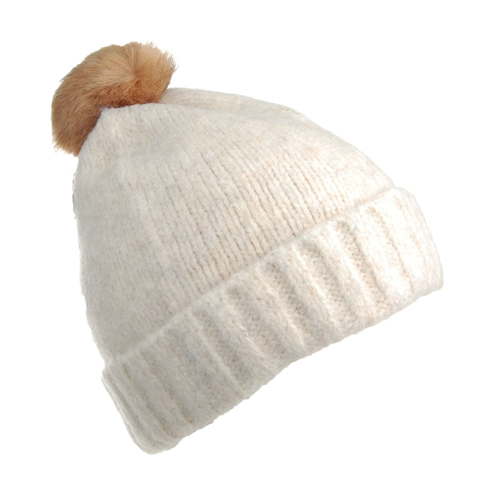 Joules Hats Snugwell Bobble Hat - Cream