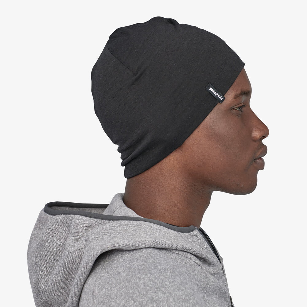 Patagonia Hats Overlook Merino Wool Mix Beanie Hat - Black