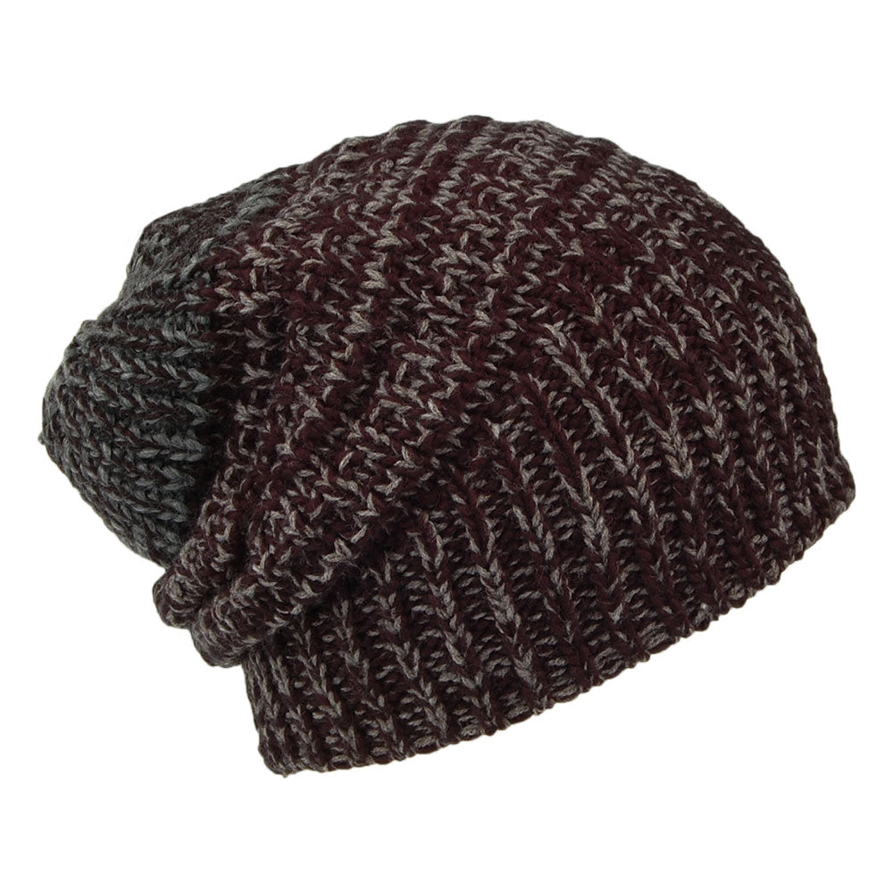Barts Hats Evron Slouchy Beanie Hat - Black-Multi