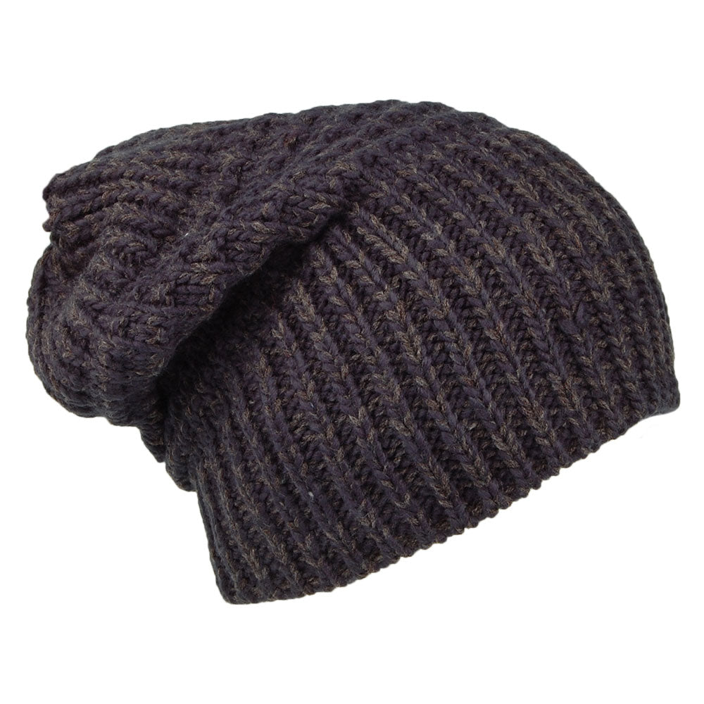 Barts Hats Evron Slouchy Beanie Hat - Navy Blue
