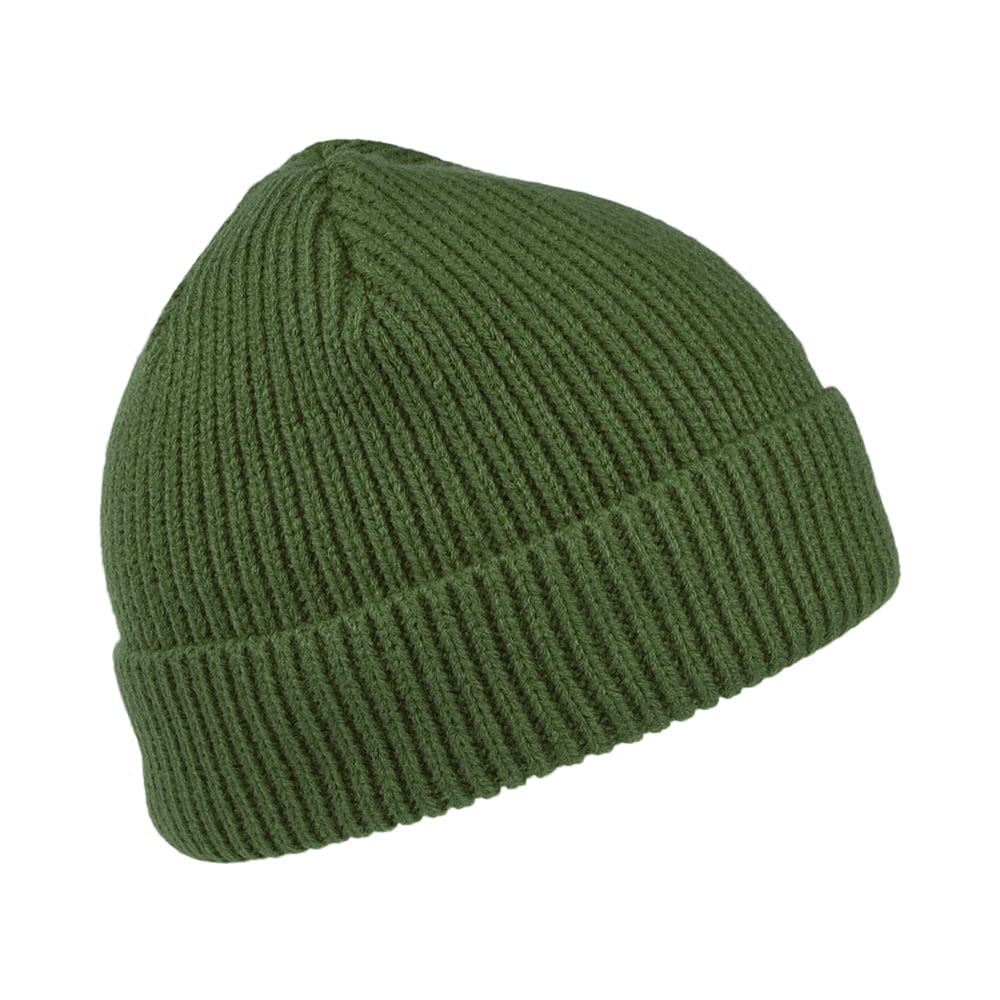 Dickies Hats Woodworth Fisherman Beanie Hat - Dark Olive