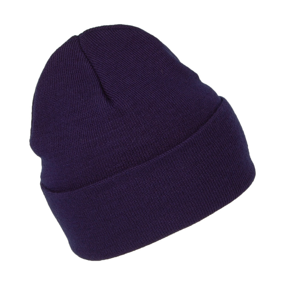 Levi's Hats Smaller Serif Logo Cuffed Beanie Hat - Navy Blue