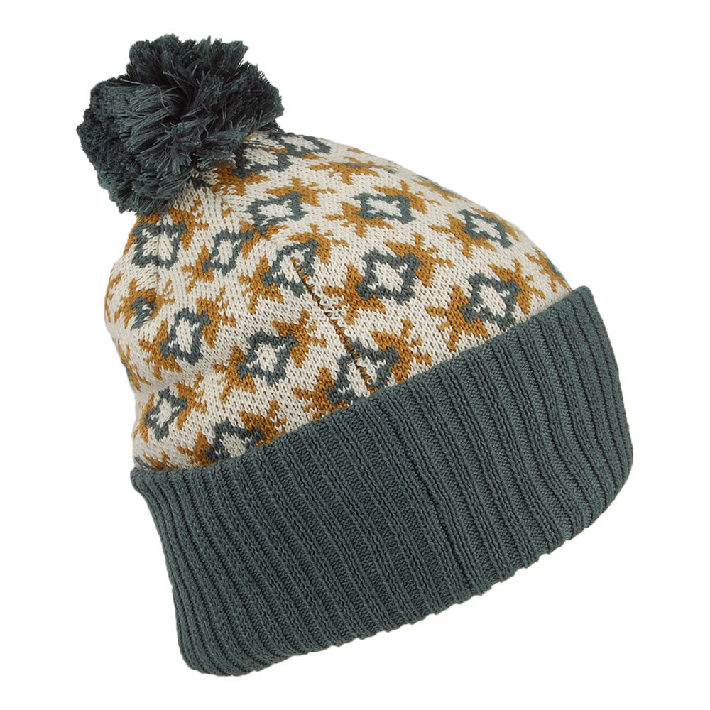 Patagonia Hats Standing Tall Powder Town Bobble Hat - Winter White-Sage