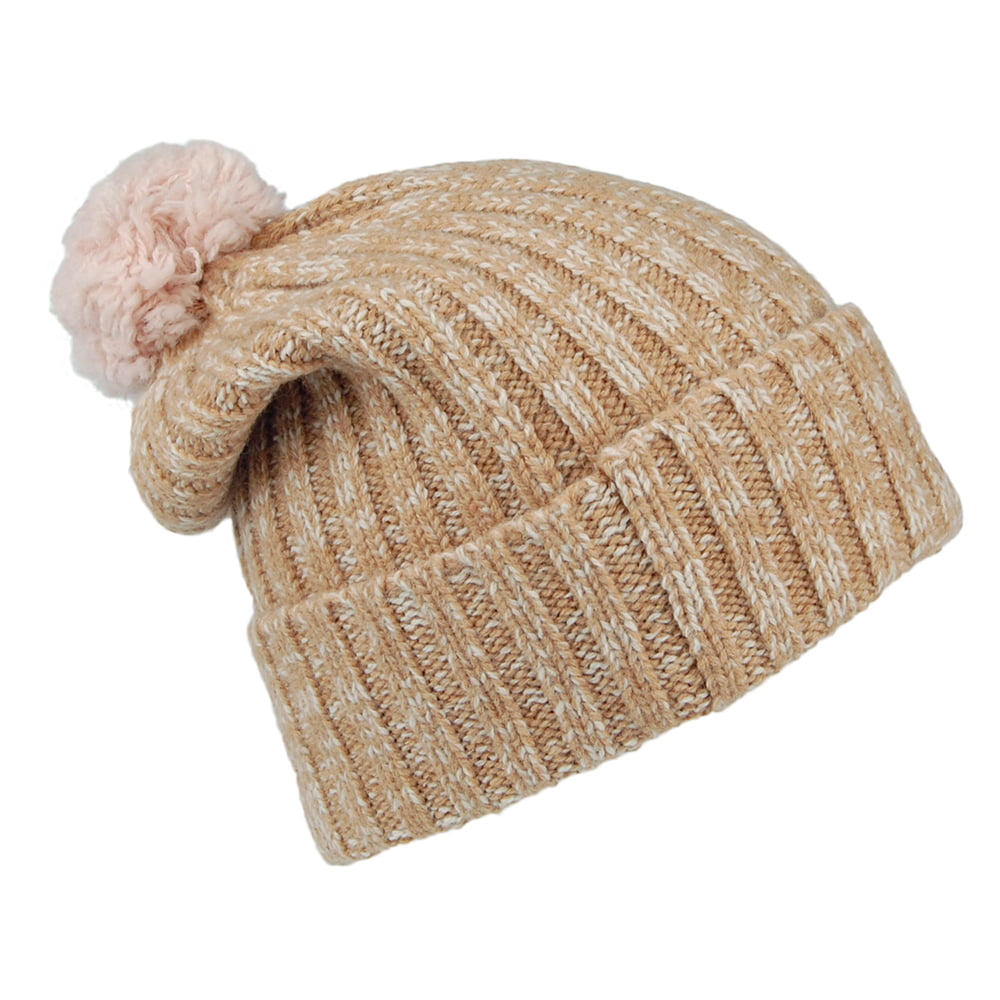 Patagonia Hats Recycled Wool Pom Bobble Hat - Light-Brown