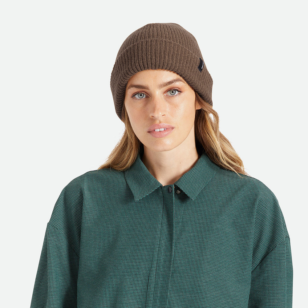 Brixton Hats Heist Cuffed Beanie Hat - Brown