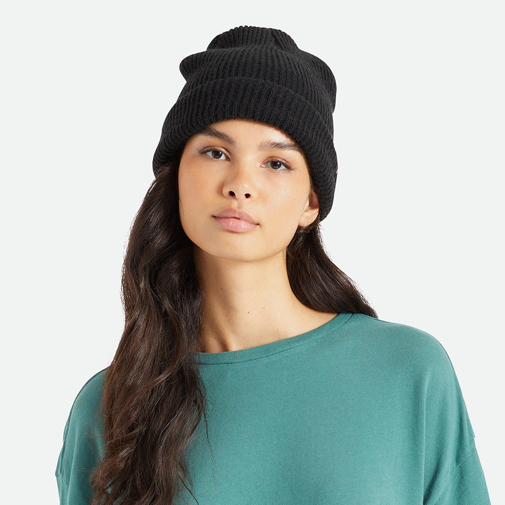 Brixton Hats Heist Cuffed Beanie Hat - Black