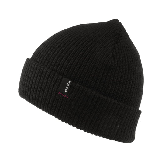 Brixton Hats Heist Cuffed Beanie Hat - Black