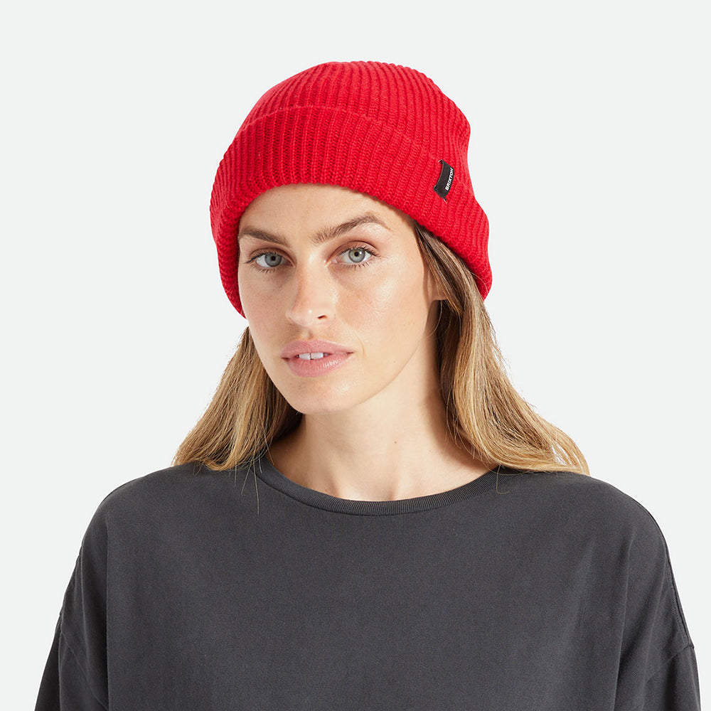 Brixton Hats Heist Cuffed Beanie Hat - Red
