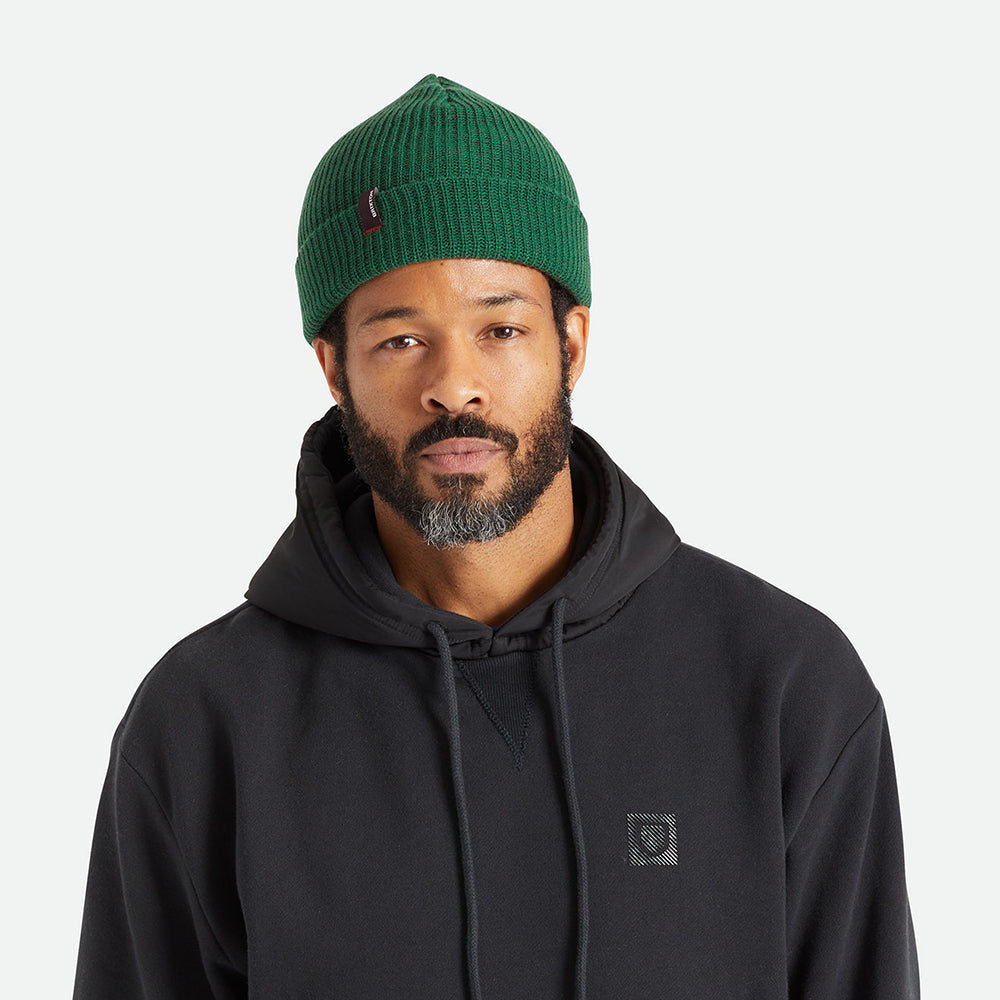 Brixton Hats Heist Cuffed Beanie Hat - Forest