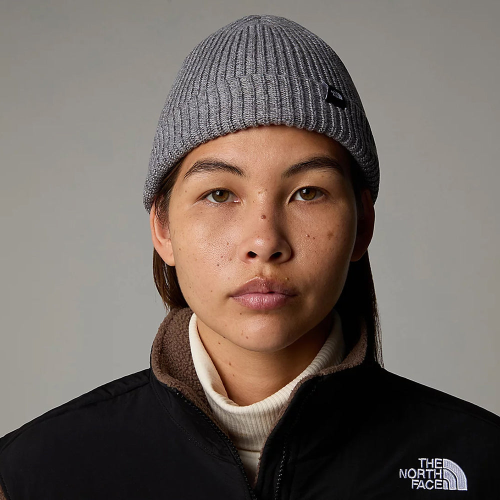 The North Face Hats TNF Recycled Fisherman Beanie Hat - Heather Grey