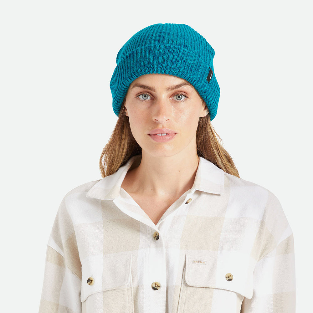 Brixton Hats Heist Cuffed Beanie Hat - Sea Blue