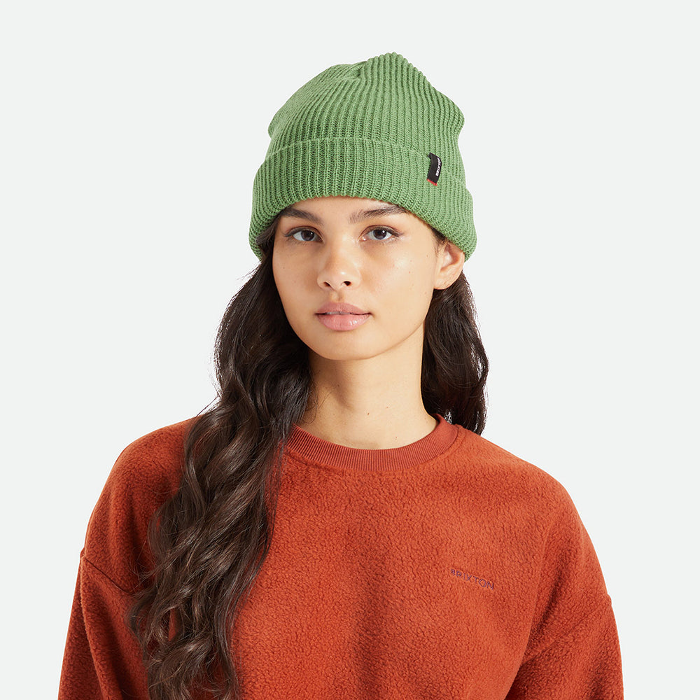 Brixton Hats Heist Cuffed Beanie Hat - Green