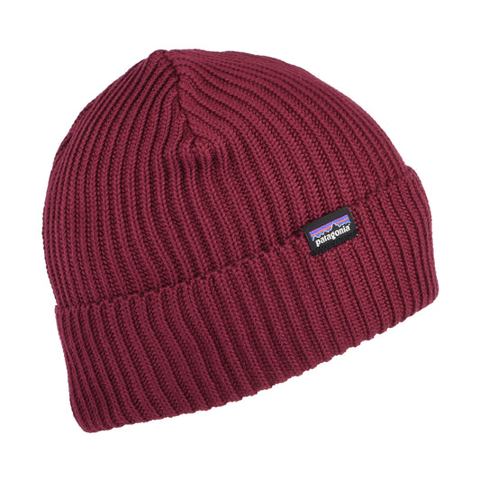 Patagonia Hats Fishermans Rolled Beanie Hat - Wine