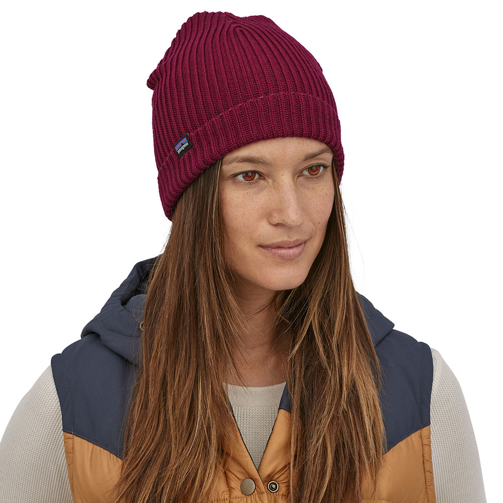 Patagonia Hats Fishermans Rolled Beanie Hat - Wine