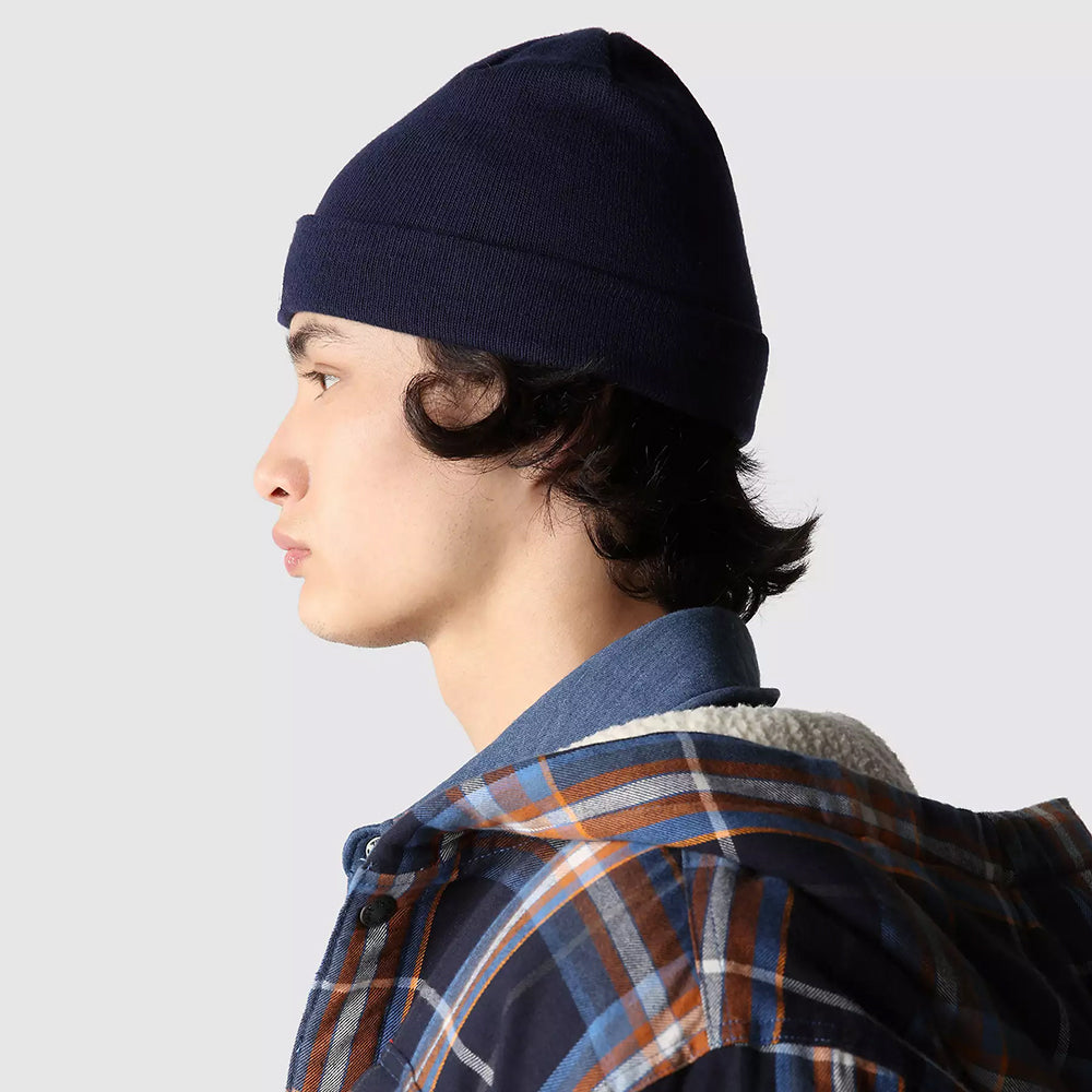 The North Face Hats Norm Shallow Beanie Hat - Navy Blue