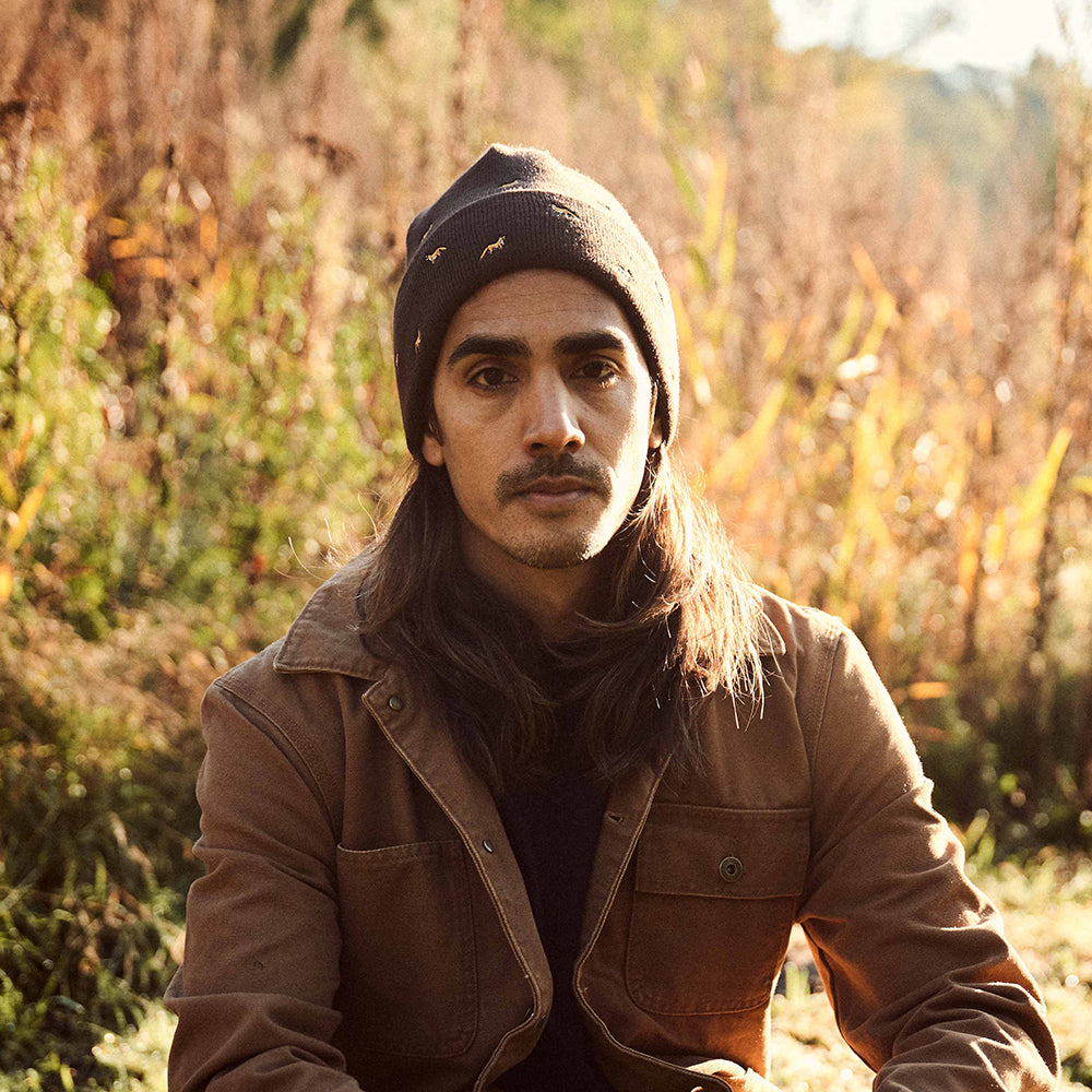 Barts Hats Vinson Fox Cuffed Beanie Hat - Dark Brown