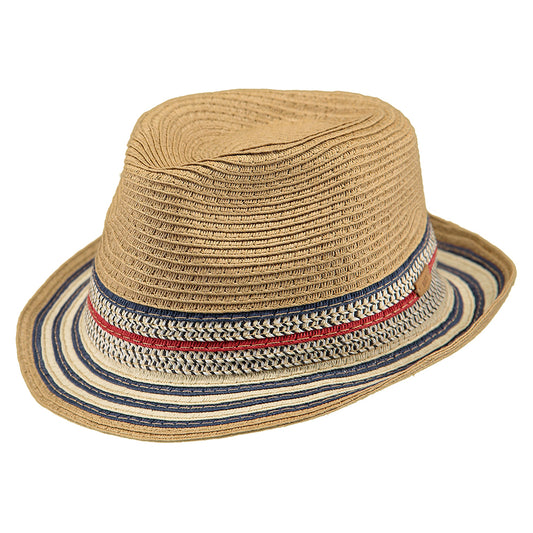 Barts Hats Kids Hare Straw Trilby Hat - Light Brown