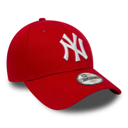 New Era Kids 9FORTY New York Yankees Baseball Cap - MLB League Essential - Red