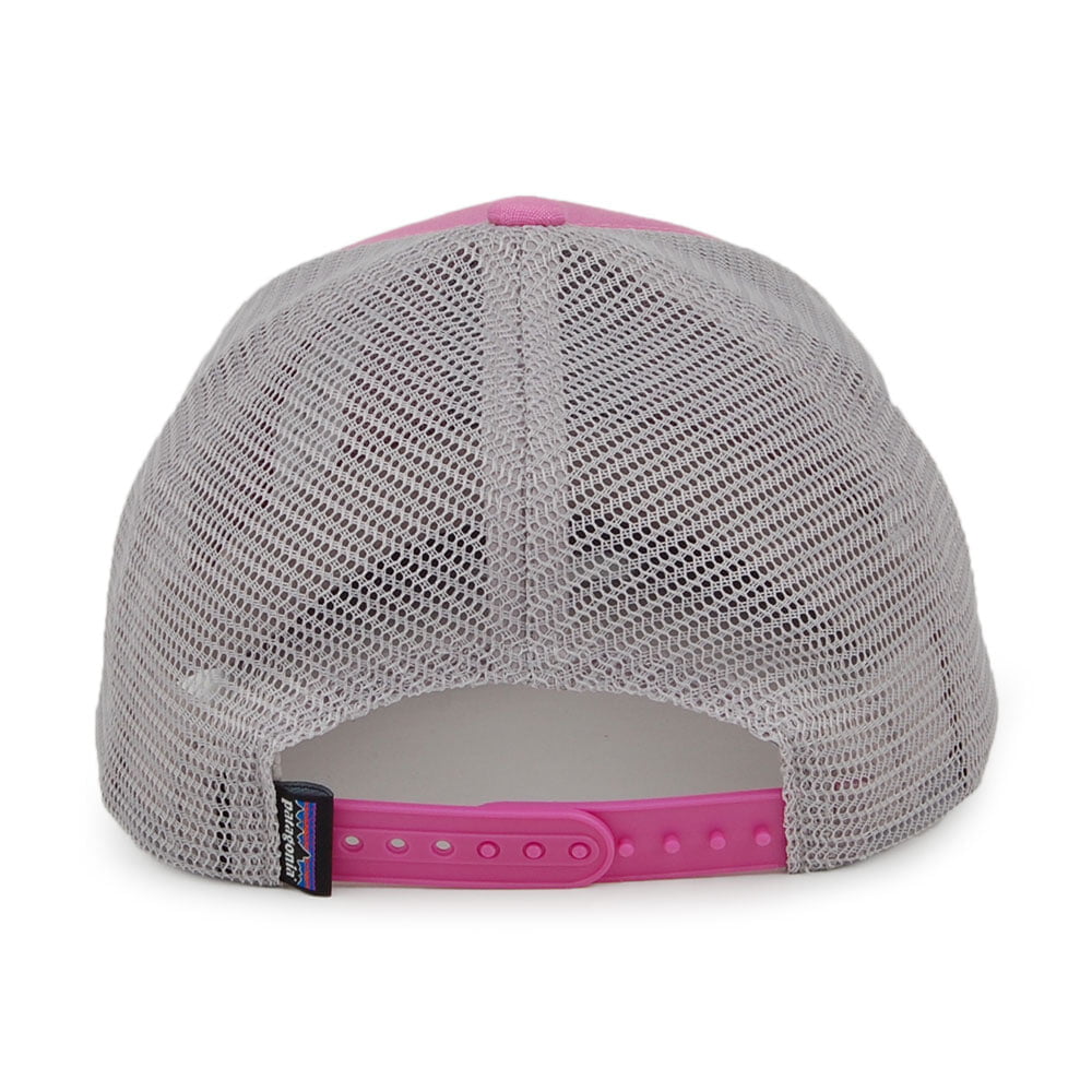 Patagonia Hats Kids Sunset Organic Cotton Trucker Cap - Pink-Grey